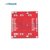 Blue Backlight LCD Display Module Adapter PCB Monitor for Nokia 5110 Screen 84*48 84x84 for Arduino DIY