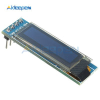 Blue OLED LCD Display DIY Module 0.91 Inch 128x32 IIC I2C SSD1306 Driver IC DC 3.3V 5V For Arduino PIC