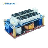 CC/CV Step Down Charge Module Digital Adjustable Receiver Charge Module Voltmeter Ammeter LED Drive Driver for Arduino Blue Red