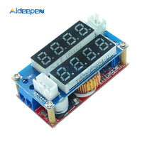 CC/CV Step Down Charge Module Digital Adjustable Receiver Charge Module Voltmeter Ammeter LED Drive Driver for Arduino Blue Red