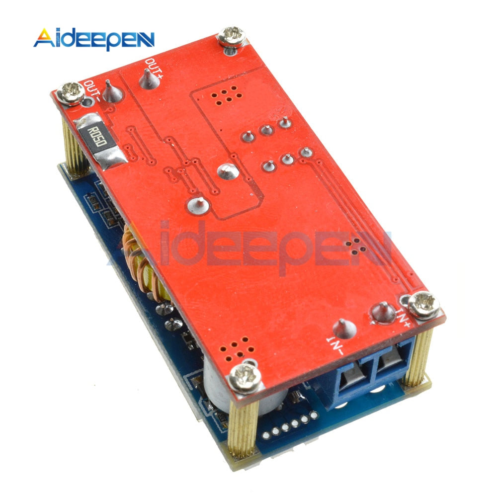 Cv Led Module CC/CV Step down Charge Module 5A Adjustable Power Red Blue LED Driver ...