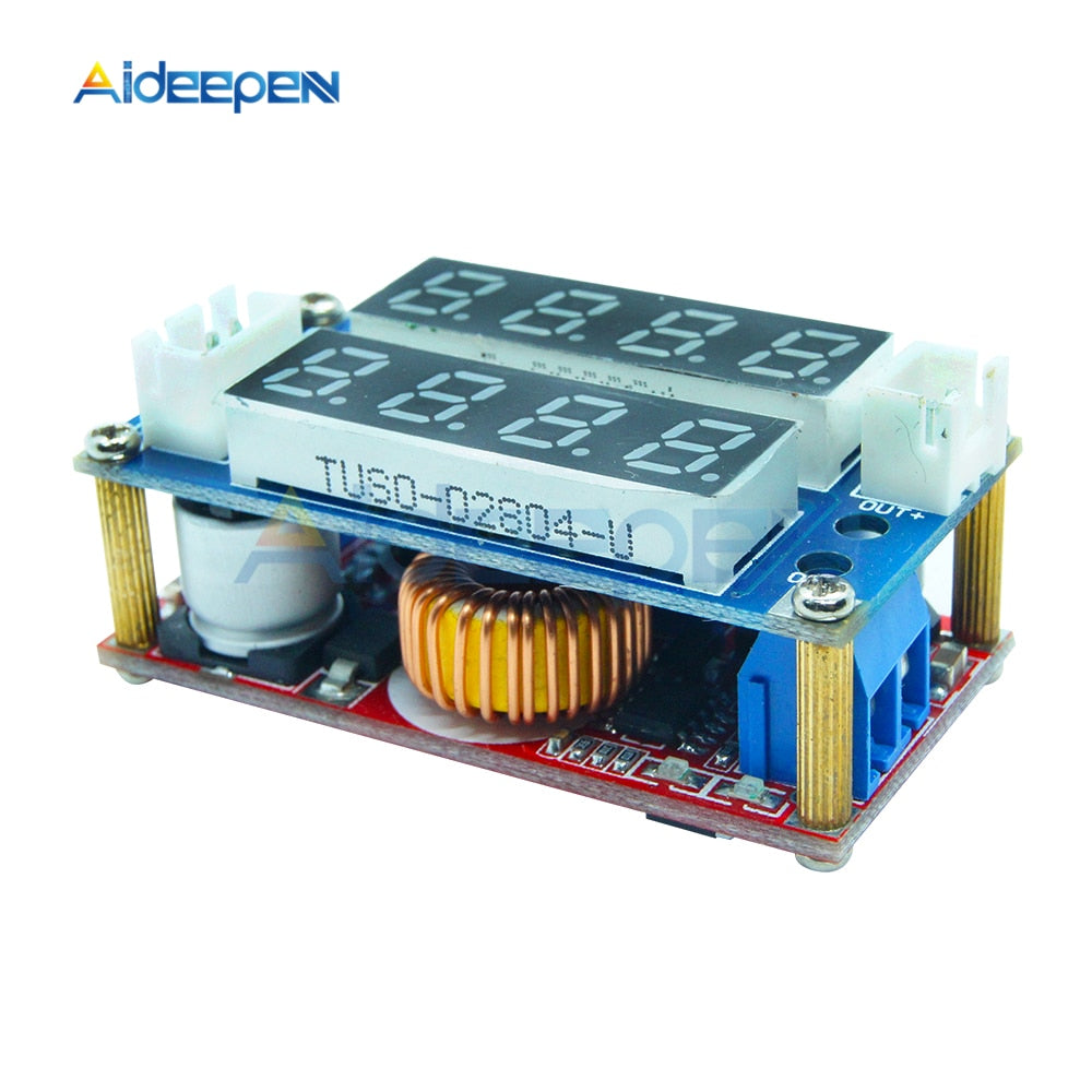 Cv Led Module CC/CV Step down Charge Module 5A Adjustable Power Red Blue LED Driver ...