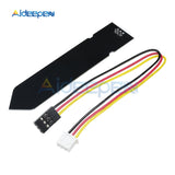 Capacitive Soil Moisture Sensor Module Not Easy to Corrode Wide Voltage Wire 3.3~5.5V Corrosion Resistant W/ Gravity for Arduino