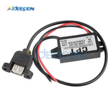 Car Power Technology Charger DC Converter Waterproof Module Single Port 12V To 5V 3A 15W USB Output Power Adapter