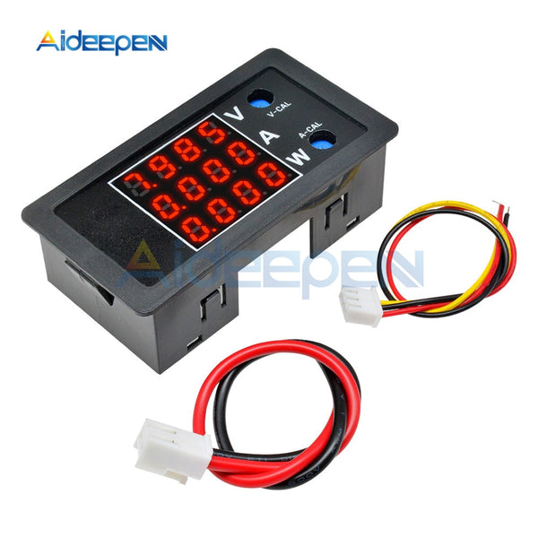 Tester Voltmetro Amperometro LCD DC 8-12V 0-10A - Misuratore Digitale A 3 Display - Foto 2