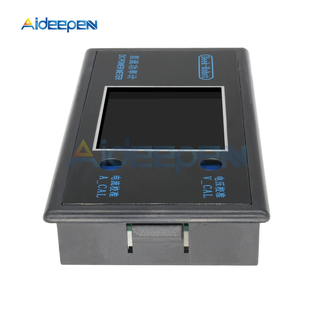 DC 0 50V 5A 250W Digital Voltmeter Ammeter Wattmeter Voltage Tester Cu ...