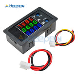 DC 100V 10A 1000W Digital Voltmeter Ammeter Wattmeter 4 digit Voltage Current Tester Power Monitor Meter Red Green Blue Display