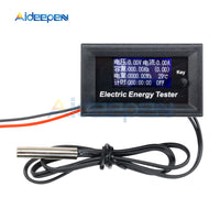 DC 120V 20A LCD Current Meters Digital Voltmeter Ammeter Voltage Wattmeter Tester Indicator Monitor Power Energy Meter Tester