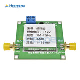 DC 12V 0.01 2000MHz 2Ghz 32dB LNA RF Broadband Low Noise Amplifier LNA Module UHF HF VHF Low dB with Shielded Shell