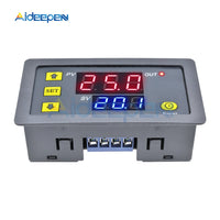 T3230 DC 12V 24V AC 110V 220V Digital Cycle Timer Delay Relay Board Module with LED Dual Time Display Timing Relay Switch 0~999