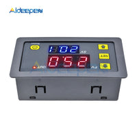 T3230 DC 12V 24V AC 110V 220V Digital Cycle Timer Delay Relay Board Module with LED Dual Time Display Timing Relay Switch 0~999