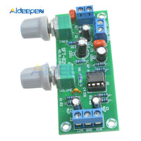DC 12V 24V Low pass Filter NE5532 Subwoofer Process Pre Amplifier Preamp Board Electric Circuit Integrated Circuits
