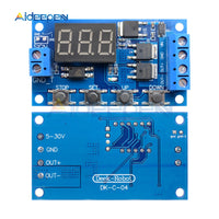 DC 12V 24V Trigger Cycle Timer Delay Switch Circuit Board Dual MOS Tube Control DC Motor LED Light Module Micro Pump Controller