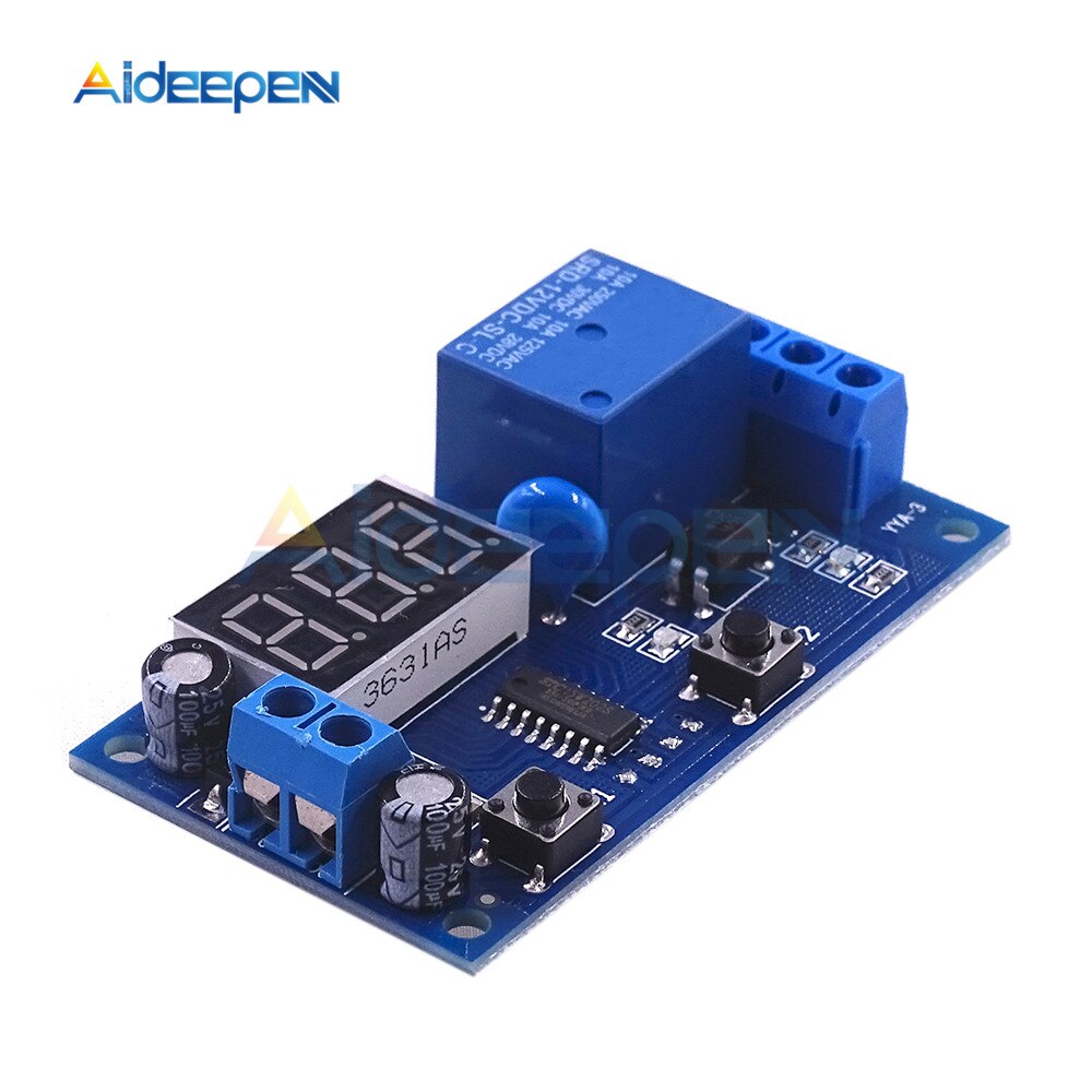 DC 12V Delay Relay Delay Time Multi function Module Infinite Loop Coun ...