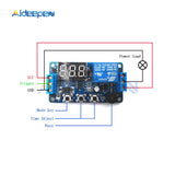 DC 12V Digital LED Display Time Delay Relay Module Board Control Timer Switch Trigger Cycle Module with Car Buzzer PLC Automatio