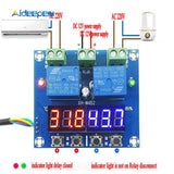 DC 12V LED Digital Temperature Humidity Control Module Thermometer Hygrometer Controller Dual Output Thermostat M452 on AliExpress