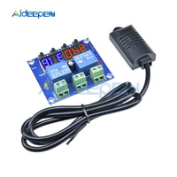 DC 12V LED Digital Temperature Humidity Control Module Thermometer Hygrometer Controller Dual Output Thermostat M452 on AliExpress