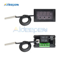 DC 12V W1209 LED Digital Temperature Controller Thermostat Thermometer NTC Temperature Sensor Probe with Case for Indoor Outdoor