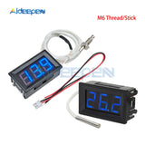 DC 12V XH B310 LED Digital Display K Type Thermometer Temperature Meter M6 Thread/Stick Thermocouple Tester  30~800C Thermograph