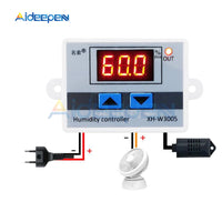 DC 24V 10A 240W Digital Humidity Controller Instrument Humidity Control Switch Hygrostat Hygrometer SHT20 Humidity Sensor W3005