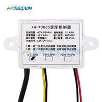 DC 24V 10A 240W Digital Humidity Controller Instrument Humidity Control Switch Hygrostat Hygrometer SHT20 Humidity Sensor W3005