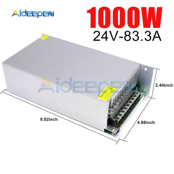 DC 24V 41.6A 1000W Switching Power Adapter 24V 41.6A 1000 Watts Voltage Converter Regulated Switch Power Supply for LED