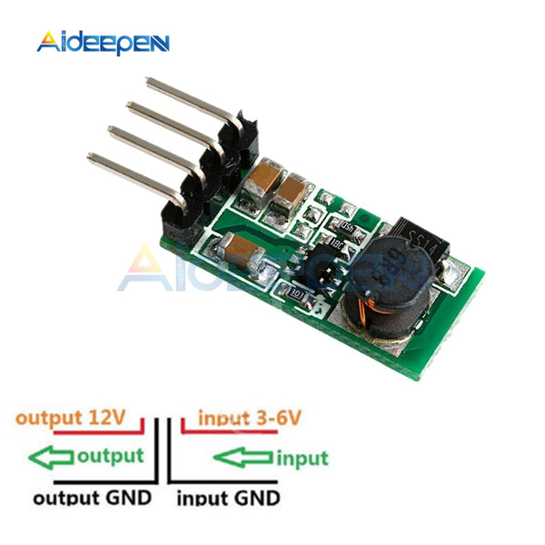 DC 3.3V 3.7V 5V 6V to 12V Step up Power Supply Boost Module Voltage Regulator Converter