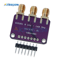 DC 3V 5V 5351 Si5351A Si5351 I2C Clock Generator Breakout Board Module Signal Generator Clock 8KHz 160MHz For Arduino