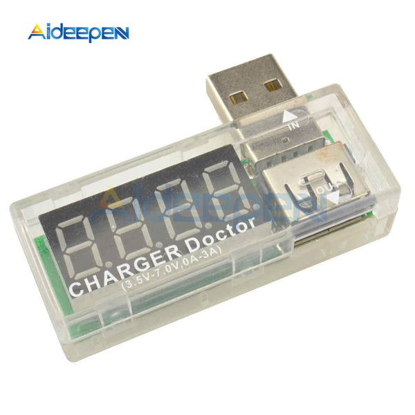 DC 3V 5V LED Digital Voltmeter Ammeter Mini USB Power Current Voltage Meter Tester Portable Volt Amp Detector Charger Doctor