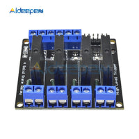 DC 5V 1 2 4 Channel Solid State Relay Board Module High Level Trigger for Arduino Board on AliExpress