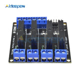 DC 5V 1 2 4 Channel Solid State Relay Board Module High Level Trigger for Arduino Board on AliExpress