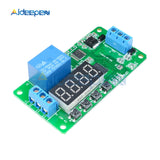 DC 5V 12V 1 Channel Multifunction Delay Relay Timer Time Switch Self lock for PLC LED Motor for Smart Home