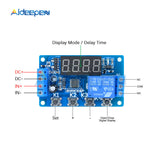 DC 5V 12V 24V 10A Adjustable Time Delay Relay Module LED Digital Timming Relay Timer Delay Trigger Switch Timer Control Switch