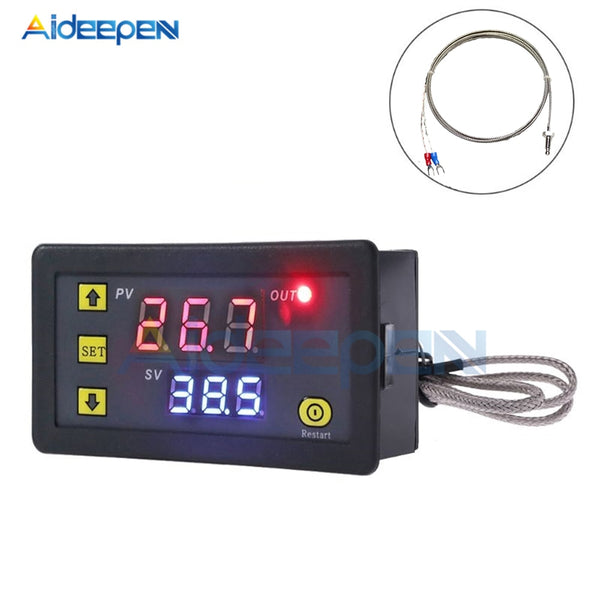 Digital Temperature Controller 12V 1M probe Heating Cooling