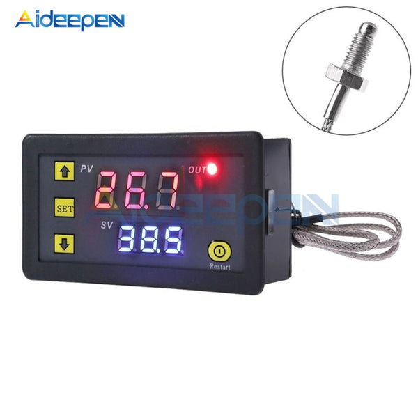 DC 12V Digital Led Temperaturregler Kühlung Heizung Thermostat