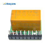 DC 5V/12V DPDT Double Pole Double Throw Relay Module Polarity Reversal Switch Board for Stereo Audio Motor Polarity reversal PLC