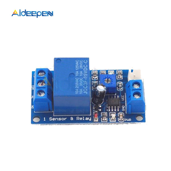 DC 5V 1CH Light Control Switch Module Photoresistance Detection Sensor Normally Closed Type Photoresistor Relay Board