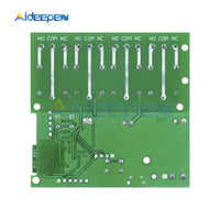 DC 5V 32V 4 Channel Wifi Relay Module Phone APP Wireless Remote Control Switch Self Lock Interlock For Smart Home DC 12V 24V