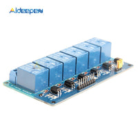 DC 5V 6 Channel Relay Module with Light Coupling Optocoupler Insulation for Arduino Raspberry Pi Expansion Board