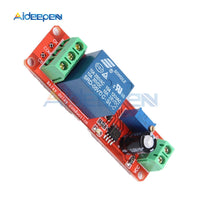 DC 5V NE555 Timer Switch Adjustable Module 5V Delay Relay Shield Timing CPU 0 10S 0 to 10 Second 2200W Time Delay Relay Module