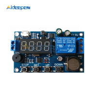 DC 5V Real time Timing Delay Timer Relay Module Switch Control Clock Synchronization Multiple mode control Wiring diagram