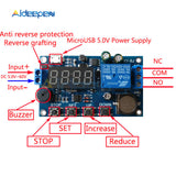 DC 5V Real time Timing Delay Timer Relay Module Switch Control Clock Synchronization Multiple mode control Wiring diagram