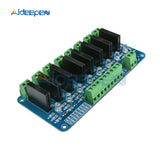 DC 5V SSR 8 Channel Solid State Relay Module Low Level G3MB 202P 240V 2A SSR Output With Resistive Fuse For Arduino on AliExpress