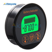 DC 8 80V 50A 100A 350A TR16 Coulomb Counter Meter Battery Capacity Indicator Ammeter Voltmeter Battery Tester for Li ion Lipo