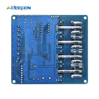 DC 8V 36V 4 Channel Multi function Relay Module Optocoupler Wide Voltage Supply Module Red LED Display 12V 24V