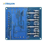 DC 8V 36V 4 Channel Multi function Relay Module Optocoupler Wide Voltage Supply Module Red LED Display 12V 24V