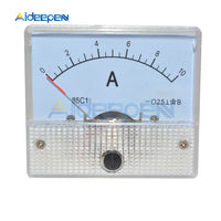 DC Analog Current Meter Panel 0 10A AMP Gauge Mechanical 85C1 Current Meter Ammeter