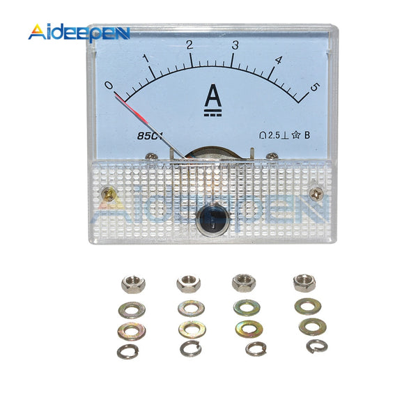 DC Analog Panel Voltmeter Ammeter Amp Volt Meter Gauge 85C1 30V