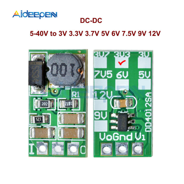 DC DC Buck Step Down Converter Regulator Module DC 5 40V to 3V 3.3V 3.7V 5V 6V 7.5V 9V 12V 1A Power Supply Module
