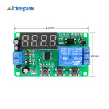 DC12V Time Delay Relay LED Digital Automation Delay Relay Trigger Time Timer Control Cycle Adjustable On Off Switch Relay Module